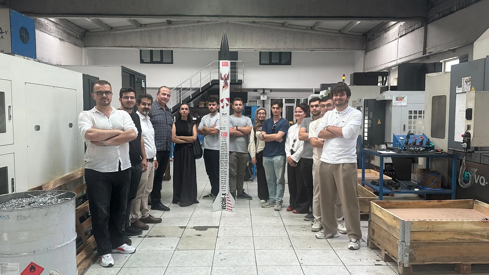 Üretim tesisinde teknik gezi