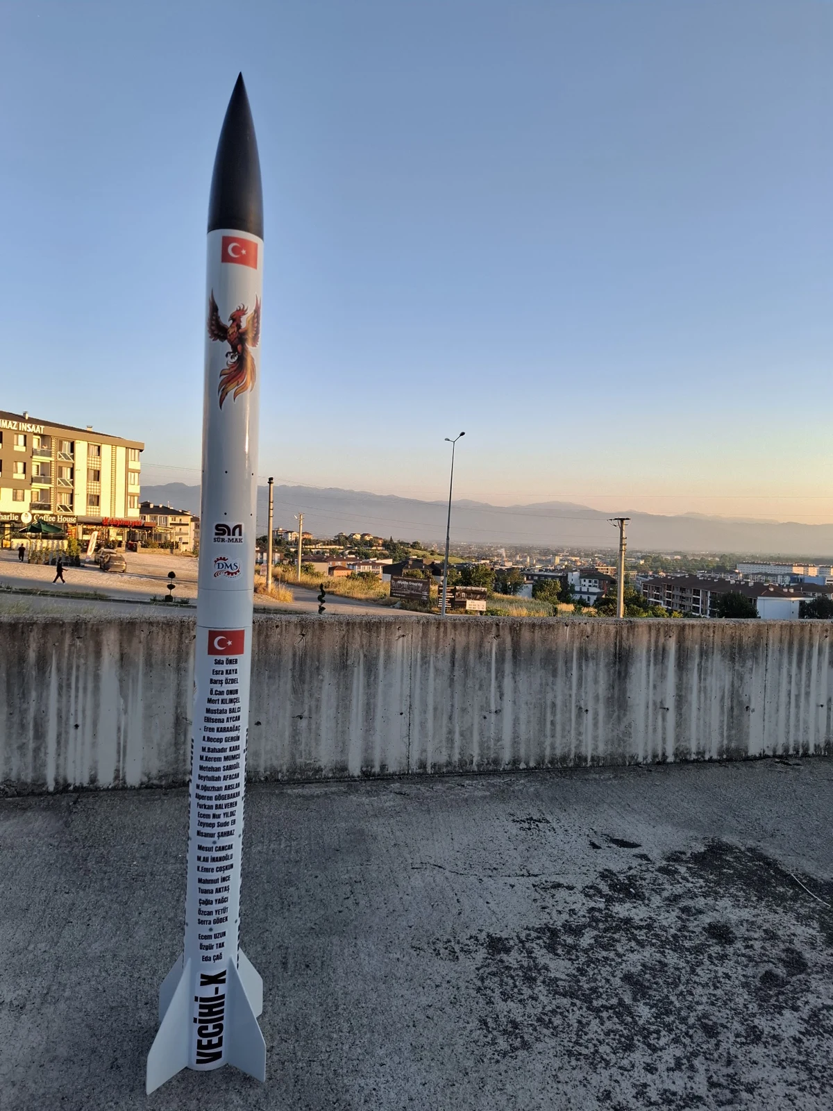 Montaj sonrası roket görünümü